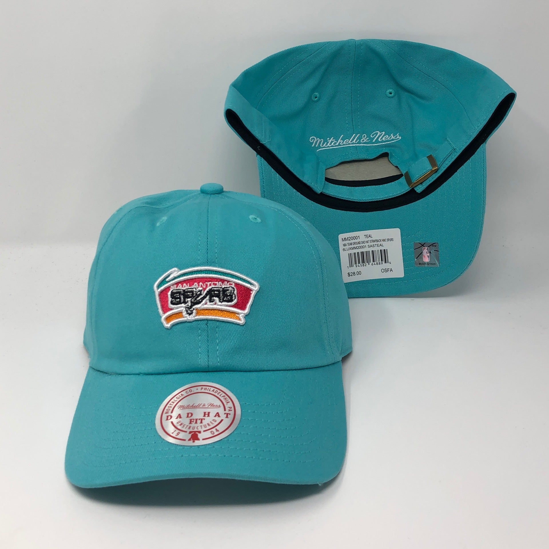 San Antonio Spurs Snapback Mitchell & Ness Team Color Stroke Cap Hat B –  THE 4TH QUARTER